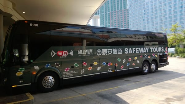 Safeway tours net casino bus