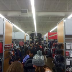 Old Navy Clothing Store - Houston, TX, United States. Always looks like this