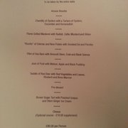 Nine-course tasting menu $150/pp