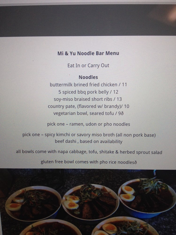 Mi & Yu Noodle Bar Vietnamese Federal Hill Baltimore, MD Photos