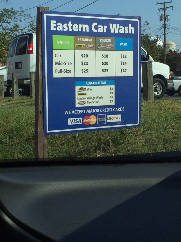 Eastern Car Wash Car Wash Baltimore, MD Yelp