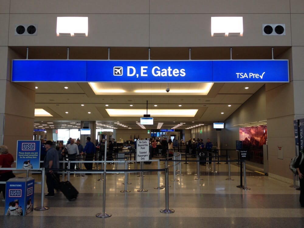 TSA Checkpoint Terminal 1 D Mccarran International Airport Public