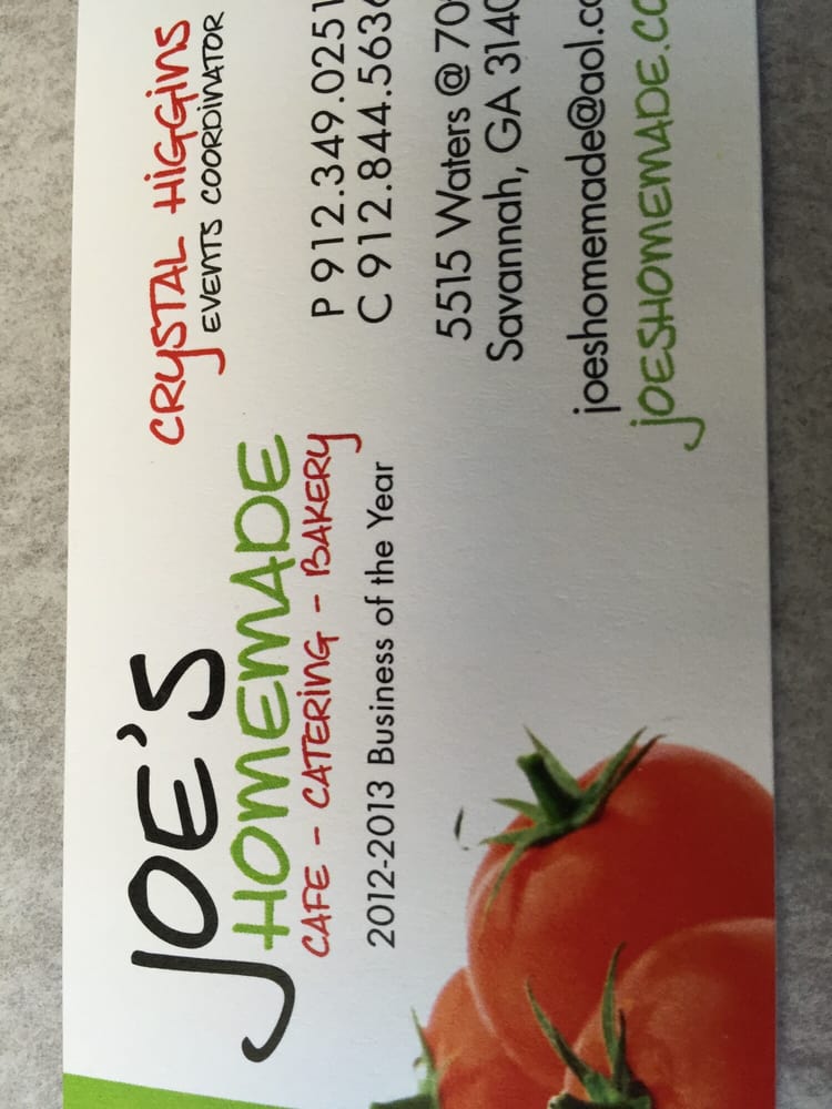 Joe S Homemade Cafe Savannah Menu Joe S Homemade Cafe Savannah Menu