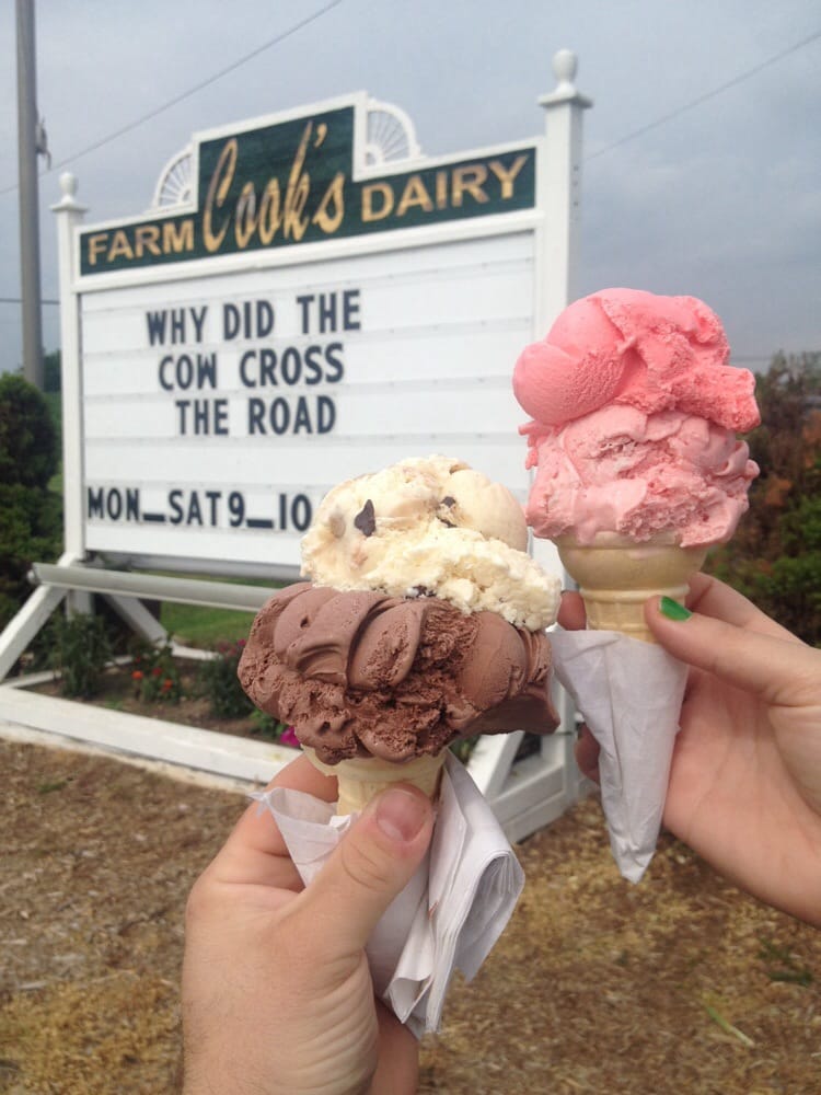 Cook’s Farm Dairy Ice Cream & Frozen Yogurt Yelp