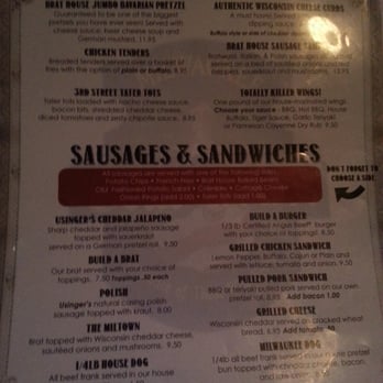 brat house menu milwaukee brat house bronzeville milwaukee wi yelp brat house menu milwaukee brat house bronzeville milwaukee wi yelp