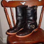 This customer took her Ariat riding boots to another shop and was politely told with a laugh there isn't any way to repair these boots