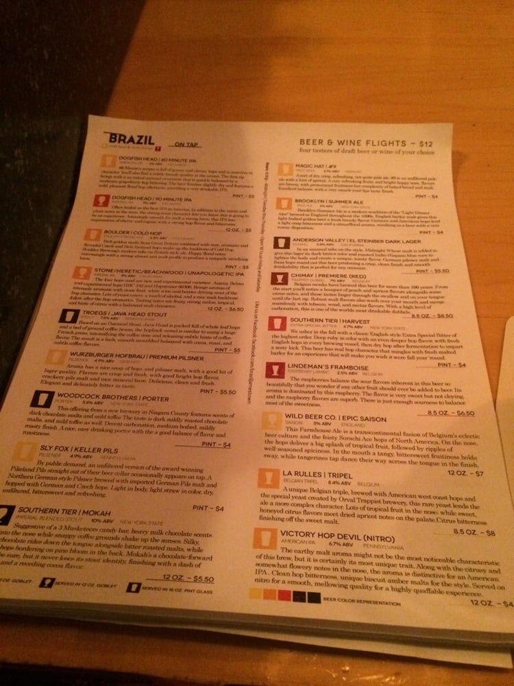 Brazil Craft Beer & Wine Lounge Lounges Jamestown, NY Yelp
