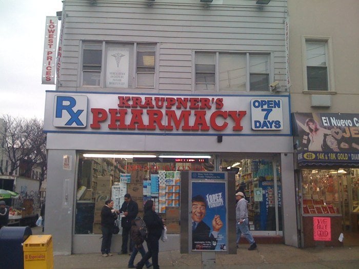 Kraupner Pharmacy Drugstores Bushwick Brooklyn, NY Reviews