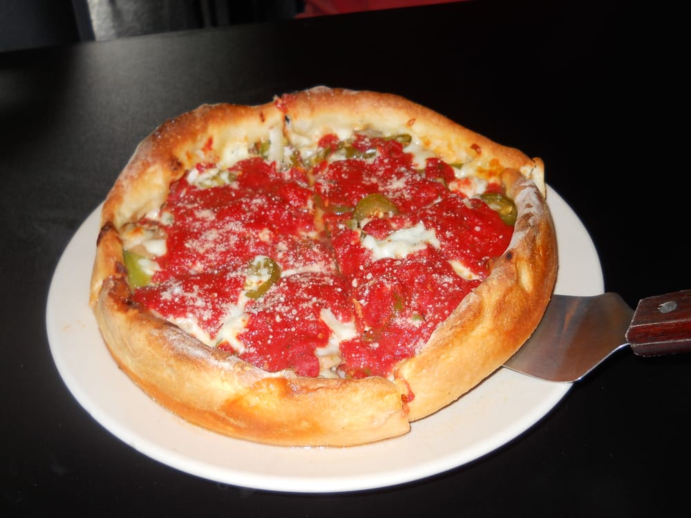 dominos deep dish pizza