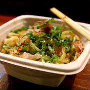 Bacon and egg mazemen (after mixing)