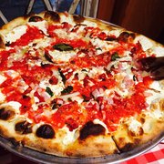 Extra cheese, onions, ham, dried…