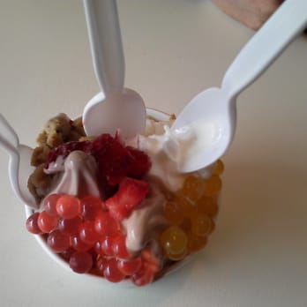 Pinkberry - Chino Hills, CA, Ãtats-Unis. Yummy Yogurt! Pinkberry - Chino Hills, CA, Ãtats-Unis. Yummy Yogurt!