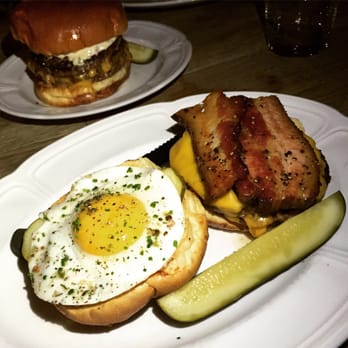 Au Cheval - Chicago, IL, United States. LOOK AT THIS BURGER IN ALL ITS GLORY!! You must, must get the fried egg and bacon to join the dance party in your mouth.