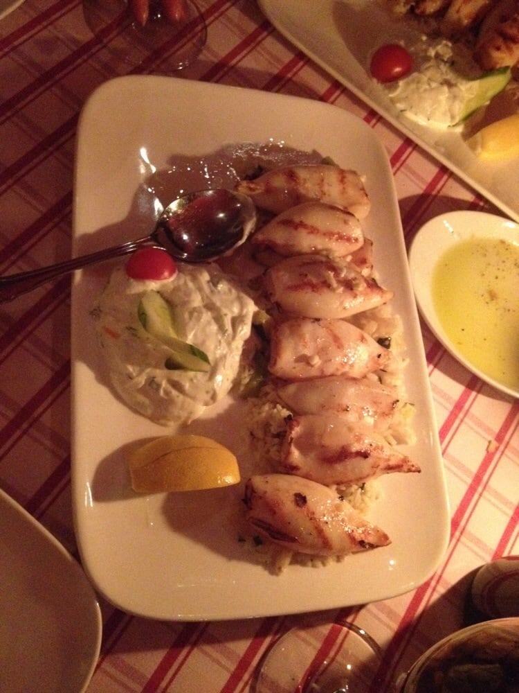 Restaurant Z - Berlin, Germany. Calamaris, gegrillt