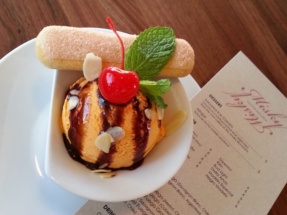 Lucuma+Ice+Cream Lucuma ice cream. Lucuma is a subtropical fruit from the valley under ...