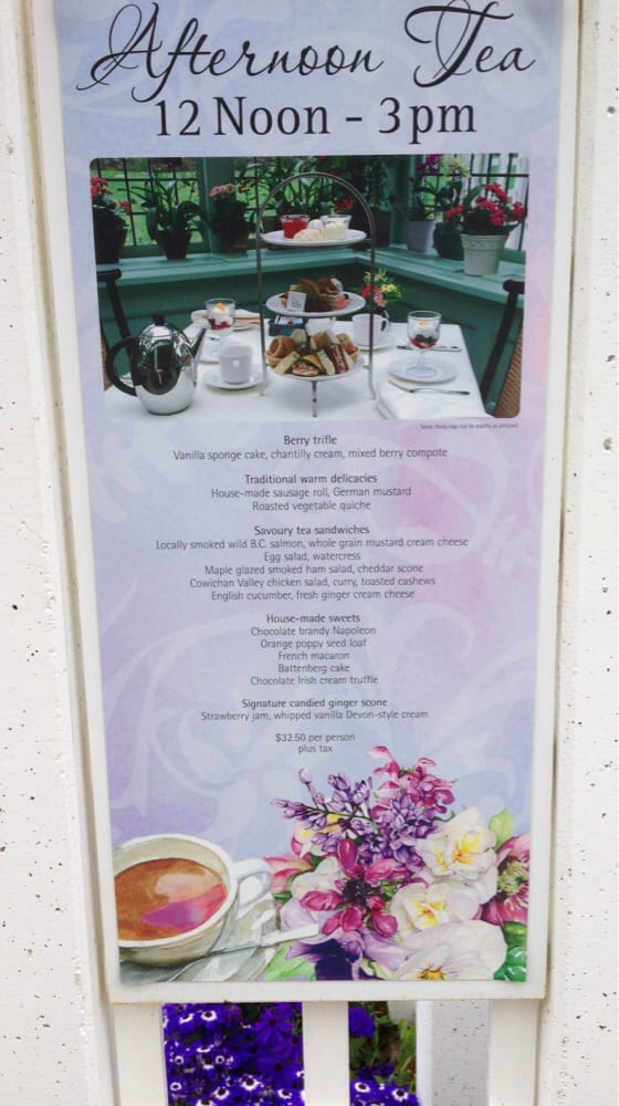 Butchart Gardens The Dining Room GlutenFree Brentwood Bay, BC Yelp