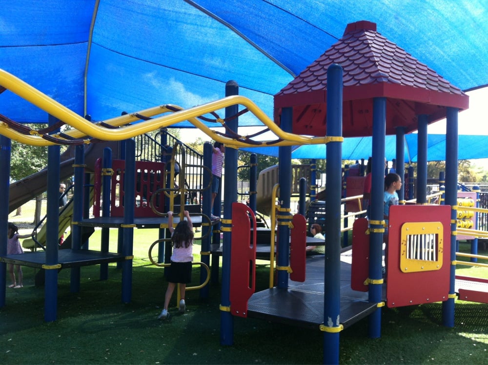 Covered playground area at TY Park Yelp