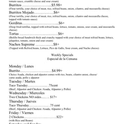 chicken pop menu hollywood north priscila