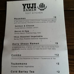 YUJI Ramen, New York, NY