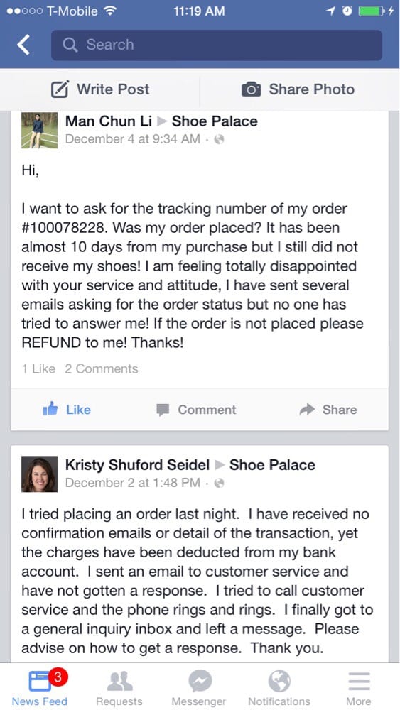 Here's their Facebook page shoe palace where other fellow
