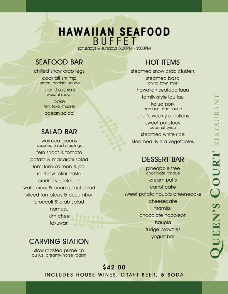 Queen’s Court Restaurant Buffets Hilo, HI Yelp