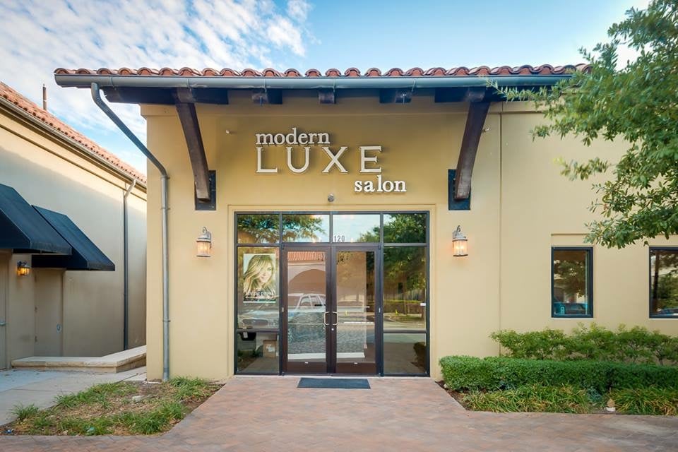 Modern LUXE Salon Hair Salons Stonebriar Commons Frisco, TX