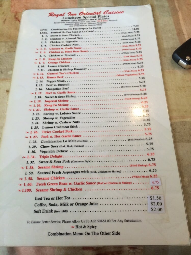 Royal Inn Oriental Cuisine Chinese San Antonio, TX Reviews