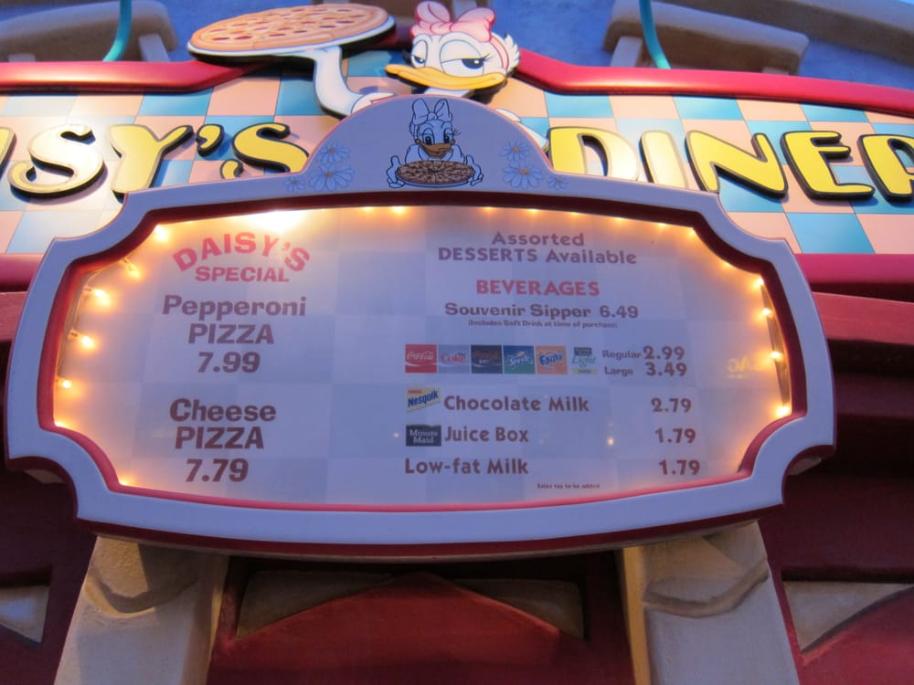 Daisy’s Diner Toontown 12 Photos Fast Food Toontown Disneyland