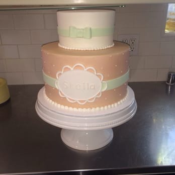 The Cake - Beautiful baby shower cake for 45 people. - Pasadena, CA ...