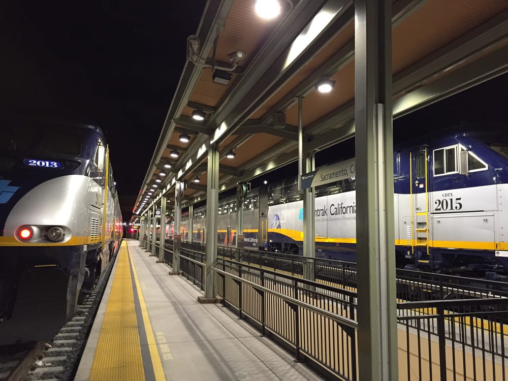 Sacramento amtrak station public transportation downtown