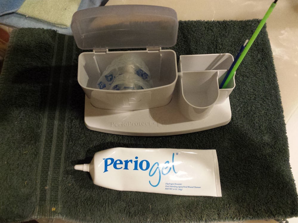 My Perio Protect trays and gel. Yelp