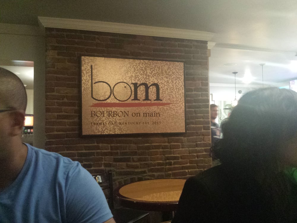 Bourbon On Main Cocktail Bars Frankfort, KY Yelp