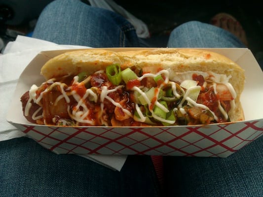 Kimchi Cream Cheese Hot Dog Kimchi Cream Cheese Hot Dog