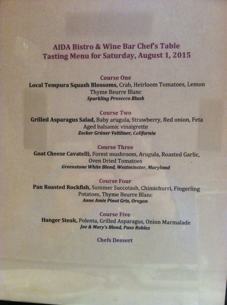 AIDA Bistro & Wine Bar 38 Photos Wine Bars Columbia, MD Reviews