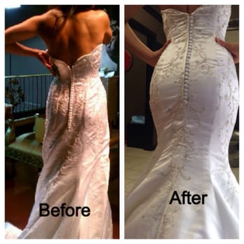 wedding dress makeover