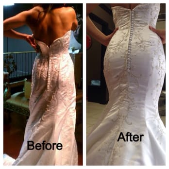 Wedding dress make over