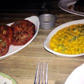 Bavette's Bar & Boeuf - Chicago, IL, United States. Elote corn and roasted tomatoes