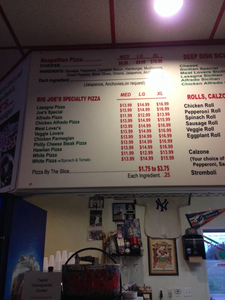 Big Joe’s Pizza And Pasta Italian Far Northwest Haslet, TX Yelp