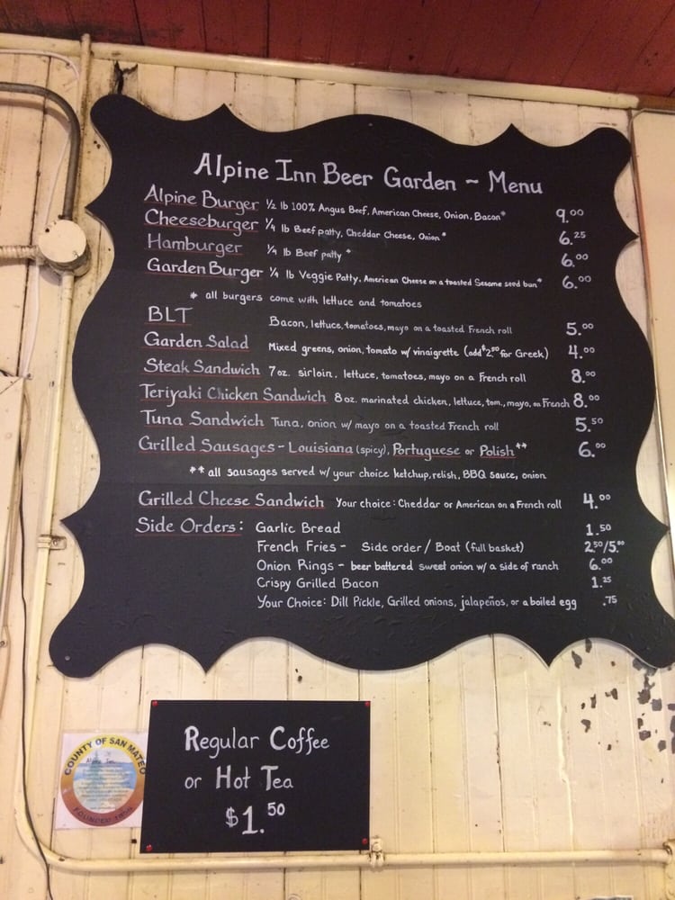 Alpine Inn Fast Food Portola Valley, CA Yelp