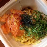 YUJI Ramen - Salmon and cheese mazemen - New York, NY, United States