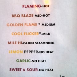 Golden Flame Hot Wings logo