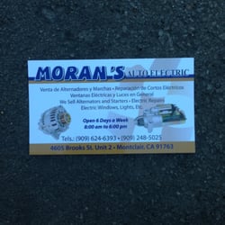 Moran Auto Electric logo