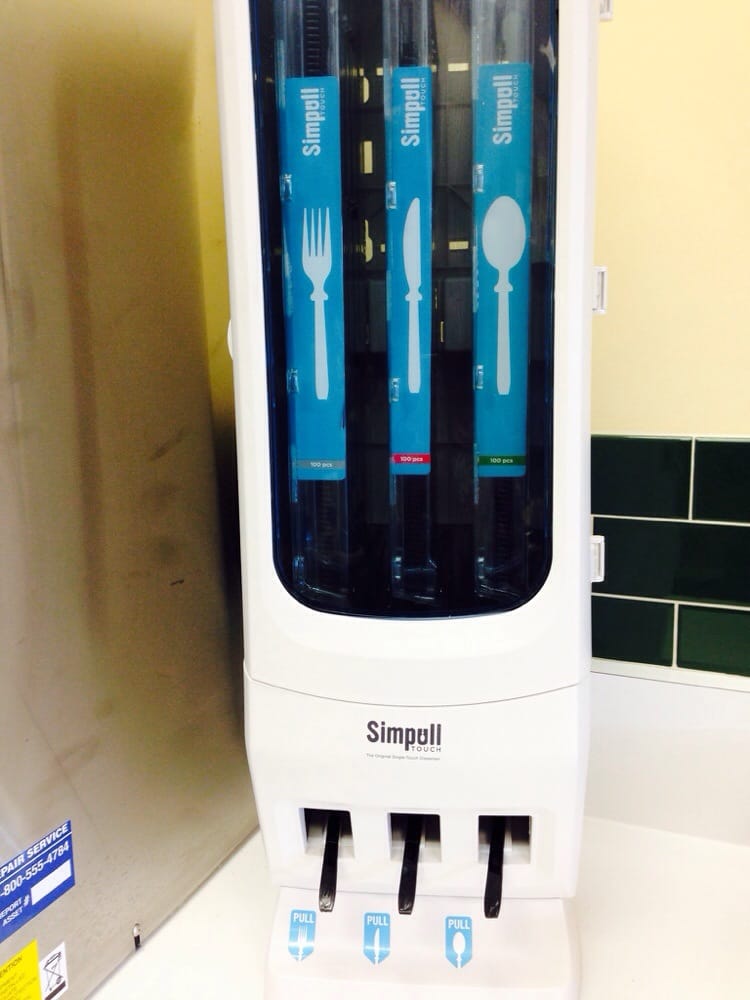 Fork, knife, spoon dispenser Yelp