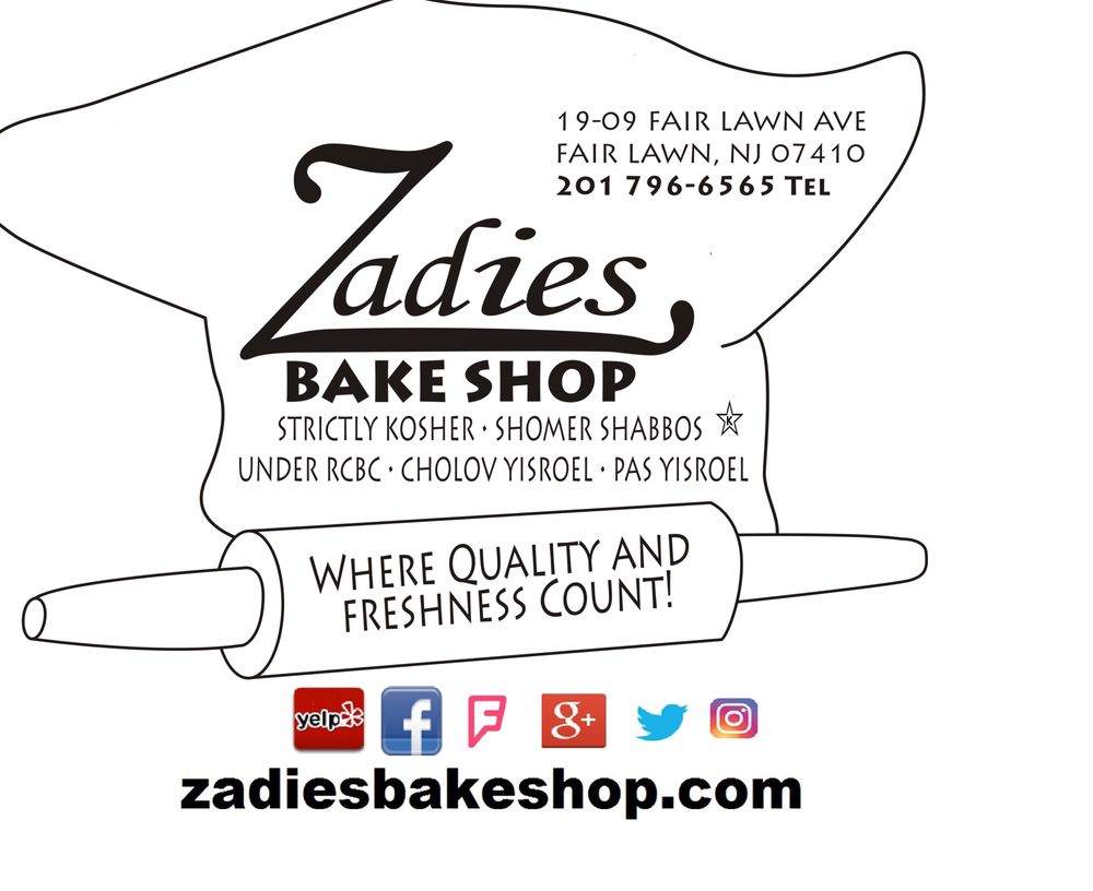 ZADIES BAKE SHOP Bakeries 1909 Fair Lawn Ave, FAIR LAWN, NJ Phone