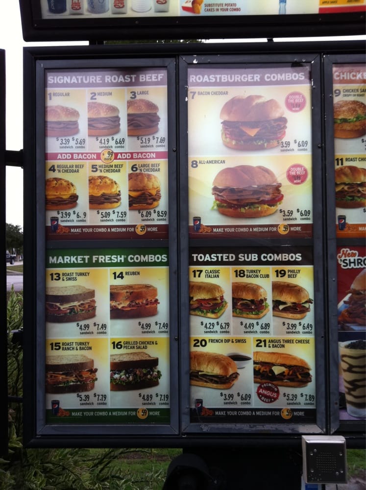 Arby’s Fast Food 9975 Corkscrew Rd, Estero, FL Restaurant Reviews