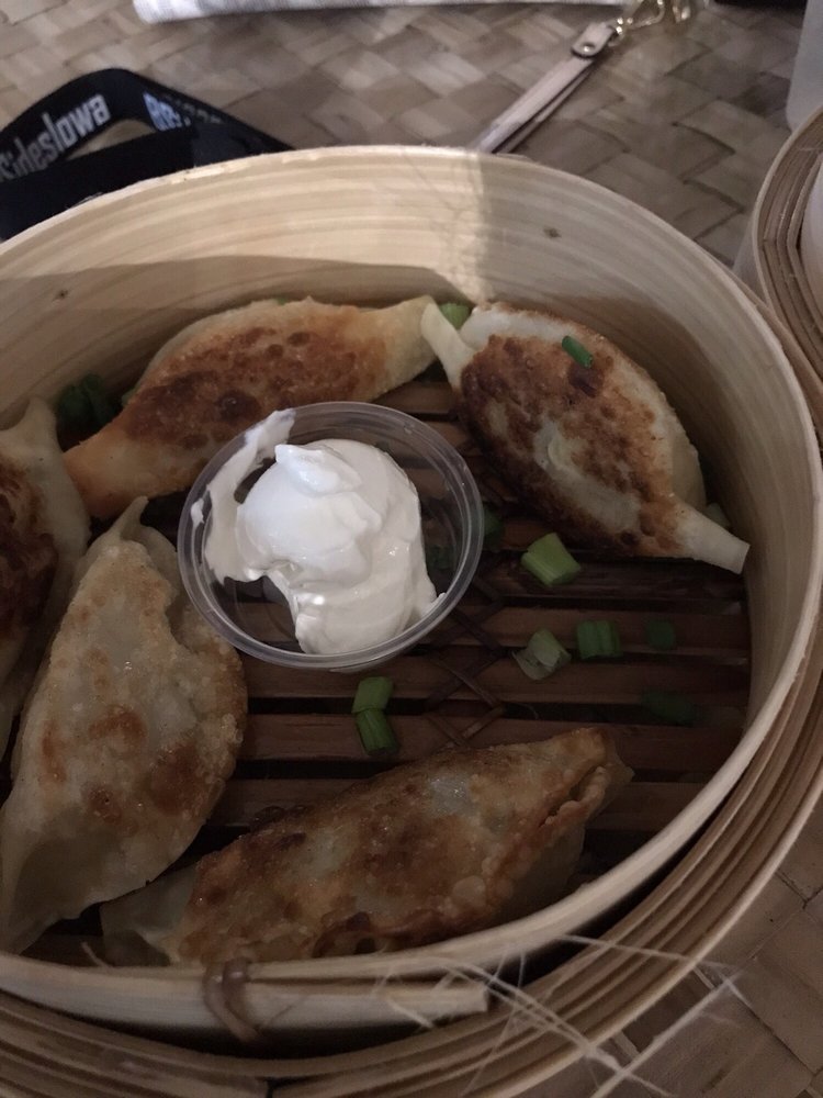 Photo of Dumpling Darling - Des Moines, IA, United States. Fried Potato pierogies