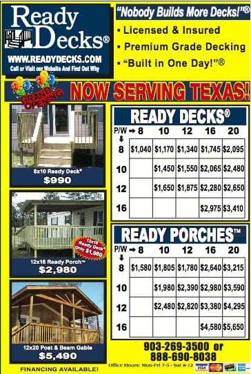 Ready Decks of Texas