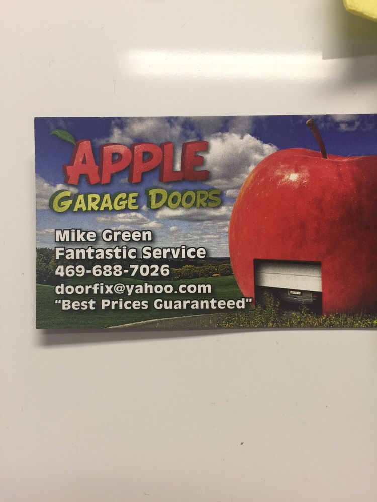 Apple Garage Door