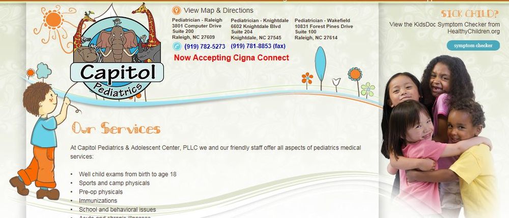 image of business UNC Pediatrics at North Hills
