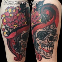 Photo Of Double Deez Tattoo West Chester Pa United States Skull Tattoo Photo Of Double Deez Tattoo West Chester Pa United States Skull Tattoo